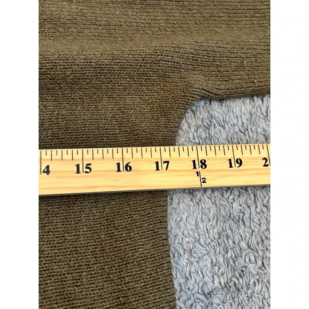 Banana Republic Sweater Womens Small Green Roll Neck Pullover Long Sleeve